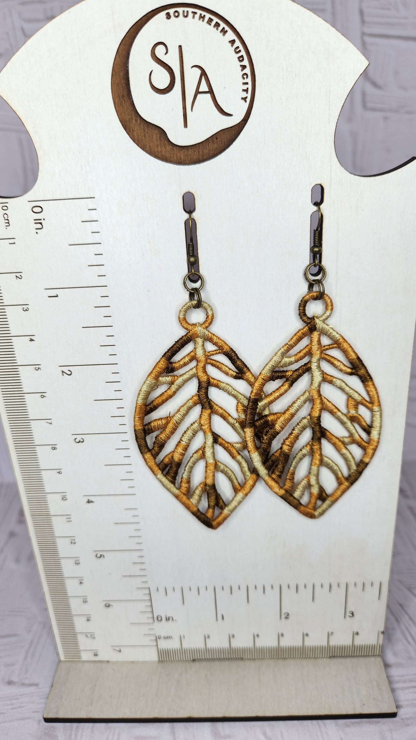Free Standing Lace Earring-Variegated C