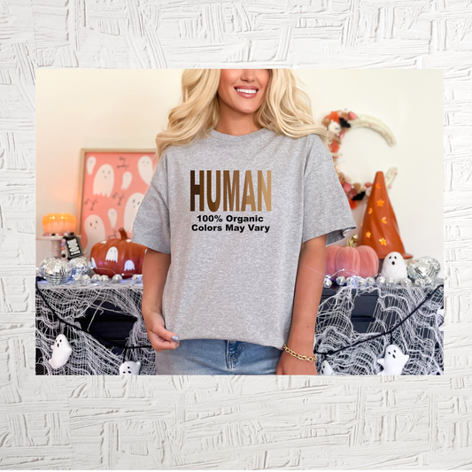 HUMAN Unisex Statement T Shirt